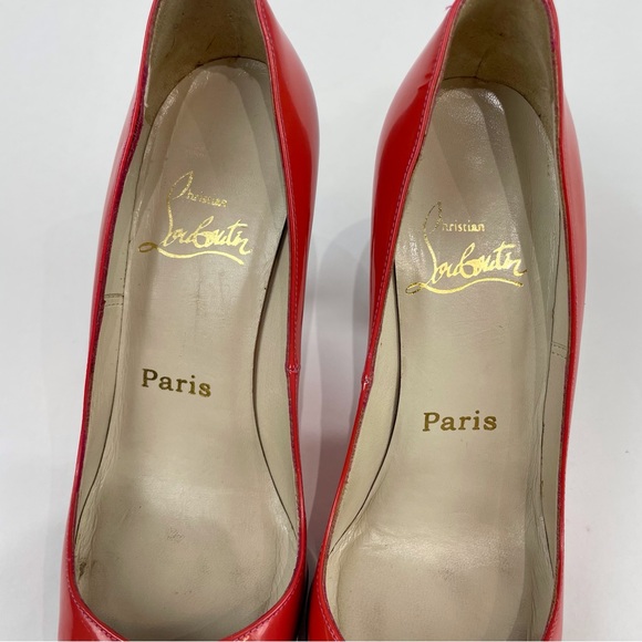 Christian Louboutin So Kate Bright Pink Patent Leather Heels Size 36 - Picture 7 of 10